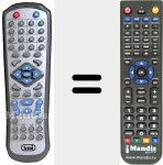 Replacement remote control for TREVI001