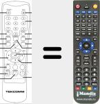 Replacement remote control for TCT1500