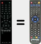 Replacement remote control for 1602014