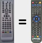 Replacement remote control for TFD1914MCWHITE