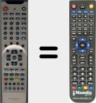 Replacement remote control for CR-TL10S