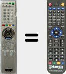 Replacement remote control for RM-GA 004 (147945111)