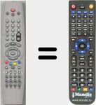 Replacement remote control for 20233430