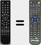 Replacement remote control for 501SEA