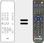 Replacement remote control for RC5