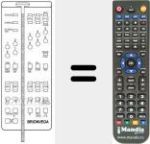 Replacement remote control for 660.01.0192