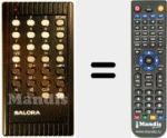 Replacement remote control for 6055011