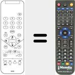 Replacement remote control for 8000