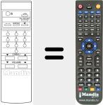 Replacement remote control for 596618-6