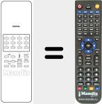 Replacement remote control for DIGITAL