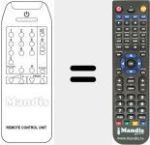 Replacement remote control for IR 2002
