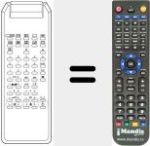 Replacement remote control for IR 5511