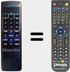 Replacement remote control for MAC-200