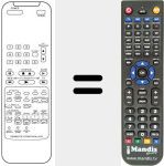 Replacement remote control for QUICK START
