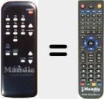 Replacement remote control for SPP-250