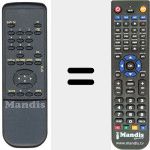 Replacement remote control for T 26
