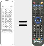 Replacement remote control for T 31