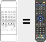 Replacement remote control for TP 819 C / N