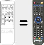 Replacement remote control for TC 14032