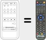 Replacement remote control for TC 8