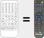 Replacement remote control for TELECOMPUTER 99-32 S
