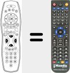 Replacement remote control for TL 15-3