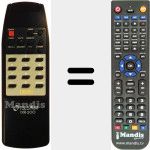Replacement remote control for TXR 200