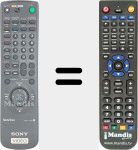 Replacement remote control for RMTV197 (147502921)