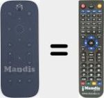 Replacement remote control for One Media Remote (1577)