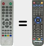 Replacement remote control for REMCON719
