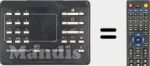 Replacement remote control for TP360 (296220350100)