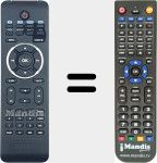 Replacement remote control for PRC500-22 (996510029696)