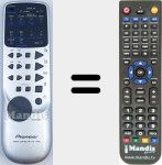Replacement remote control for CU-SP005