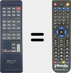 Replacement remote control for GC-1285