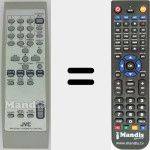 Replacement remote control for RM-SUXS11A