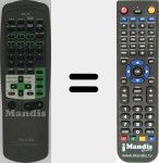 Replacement remote control for RC-L70