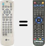 Replacement remote control for REMCON1915