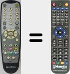 Replacement remote control for RM-FB