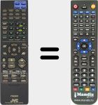 Replacement remote control for RM-SRX8000J