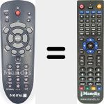 Replacement remote control for 1.5NDB
