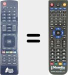 Replacement remote control for 9850HD