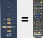 Replacement remote control for ALTEC002