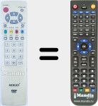 Replacement remote control for HOF3I79D2
