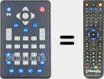 Replacement remote control for R005