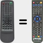 Replacement remote control for REMCON1474