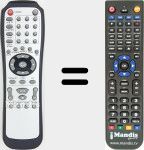 Replacement remote control for REMCON1649