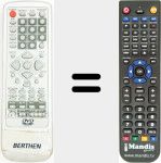 Replacement remote control for REMCON1660