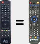Replacement remote control for 1900HD