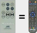 Replacement remote control for RM-SRAP10J