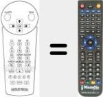 Replacement remote control for REMCON580